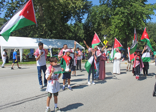 Jordanian community in Parade of Flags